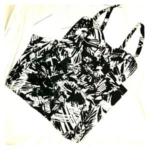 Black and white dress